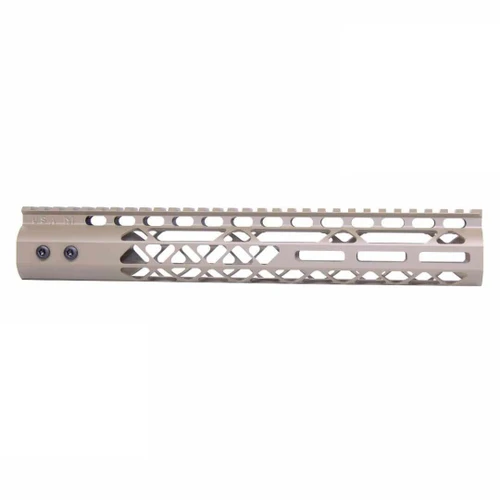 Guntec USA GT-12MLK-AL-FDE Guntec USA GT-12MLK-AL-FDE 12" Air Lite M-LOK Free Floating Handguard With Monolithic Top Rail (Flat Dark Earth) GT-12MLK-AL-FDE