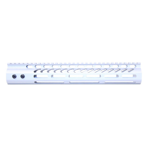 Guntec USA GT-12MLK-CLEAR Guntec USA GT-12MLK-CLEAR 12" Ultra Lightweight Thin M-LOK System Free Floating Handguard With Monolithic Top Rail (Anodized Clear) GT-12MLK-CLEAR