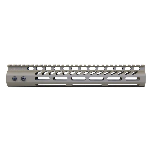 Guntec USA GT-12MLK-FDE Guntec USA GT-12MLK-FDE 12&amp;Quot; Ultra Lightweight Thin M-LOK System Free Floating Handguard With Monolithic Top Rail (Flat Dark Earth) GT-12MLK-FDE