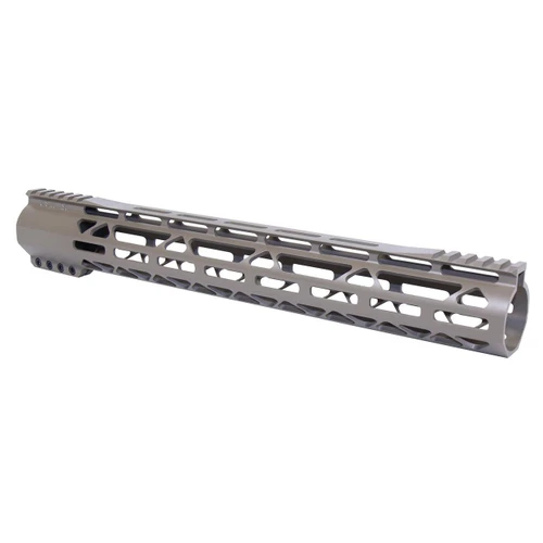 Guntec USA GT-15ALC-G2-308-FDE Guntec USA GT-15ALC-G2-308-FDE AR-308 15" AIR-LOK Series M-LOK Compression Free Floating Handguard With Monolithic Top Rail (Gen 2) (Flat Dark Earth) GT-15ALC-G2-308-FDE