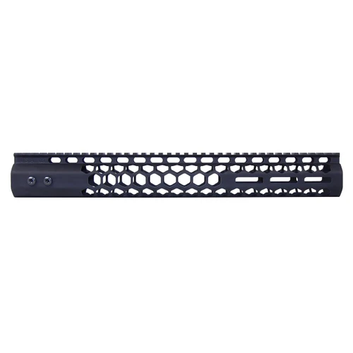 Guntec USA GT-15HC-AL-MLK-308 Guntec USA GT-15HC-AL-MLK-308 15" Air Lite Series 'Honeycomb' M-LOK Free Floating Handguard With Monolithic Top Rail (.308 Cal) (Anodized Black) GT-15HC-AL-MLK-308