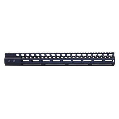  Guntec USA GT-16.5MLK 16.5" Ultra Lightweight Thin M-LOK System Free Floating Handguard With Monolithic Top Rail (Anodized Black) 
