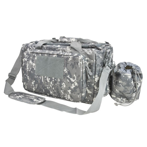 NcStar NcSTAR CVCRB2950D Competition Range Bag, camouflage pattern with multiple compartments and adjustable straps for firearm and gear storage.