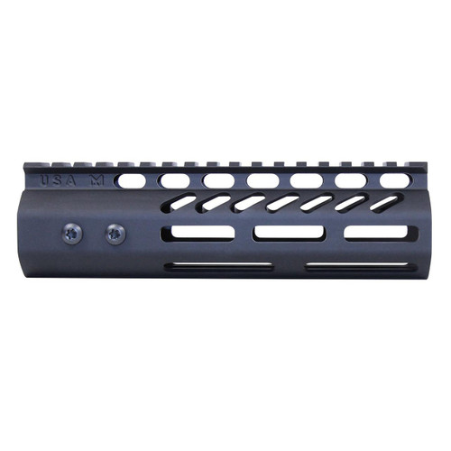 Guntec USA GT-7MLK-308 Guntec USA GT-7MLK-308 7" Ultra Lightweight Thin M-LOK System Free Floating Handguard With Monolithic Top Rail (.308 Cal) (Anodized Black) GT-7MLK-308