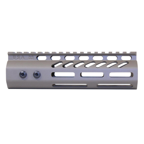  Guntec USA GT-7MLK-308-FDE 7" Ultra Lightweight Thin M-LOK System Free Floating Handguard With Monolithic Top Rail (.308 Cal) (Flat Dark Earth) 