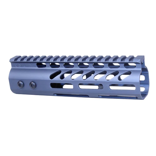 Guntec USA GT-7MLK-GREY Guntec USA GT-7MLK-GREY 7" Ultra Lightweight Thin M-LOK Free Floating Handguard With Monolithic Top Rail (Anodized Grey) GT-7MLK-GREY