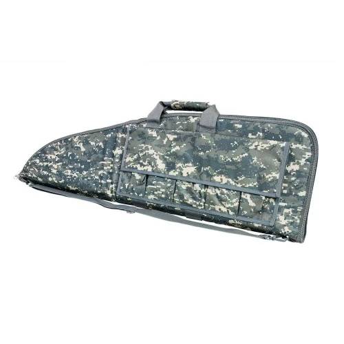 NcStar NcSTAR CVD2907-46" Gun Case, camouflage tactical rifle bag with carrying handles and multiple storage pouches.