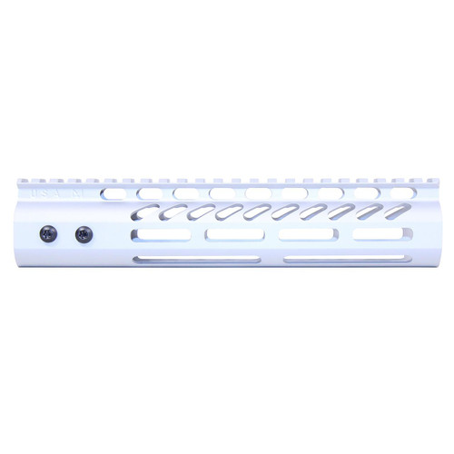  Guntec USA GT-9MLK-CLEAR 9" Ultra Lightweight Thin M-LOK System Free Floating Handguard With Monolithic Top Rail (Anodized Clear) 