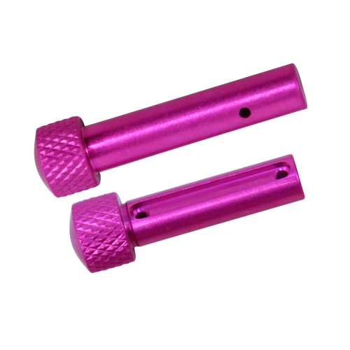 Guntec USA TDP-SET-G2-PINK Guntec USA TDP-SET-G2-PINK AR 5.56 Cal Extended Takedown Pin Set (Gen 2) (Anodized Pink) TDP-SET-G2-PINK