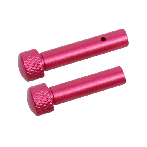  Guntec USA TDP-SET-G2-ROSE AR 5.56 Cal Extended Takedown Pin Set (Gen 2) (Anodized Rose) 