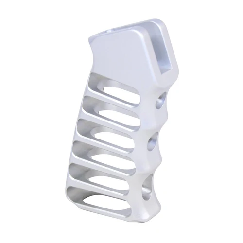 Guntec USA ULS-PG-CLEAR Guntec USA ULS-PG-CLEAR Ultralight Series Skeletonized Aluminum Pistol Grip (Anodized Clear) ULS-PG-CLEAR