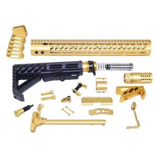 Guntec USA ULT-RK-GOLD Guntec USA ULT-RK-GOLD 223/5.56 Rifle Ultimate Rifle Kit (Anodized Gold) ULT-RK-GOLD