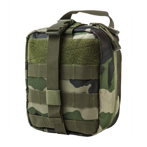 NcStar NcSTAR CVEMT2970WC Molle EMT Pouch, camouflage tactical medical emergency bag with multiple compartments and MOLLE attachment straps.