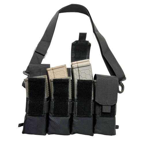 NcStar NcSTAR CVMARC3044B 223/556 Mag Carrier and Pouch Holds 8 30 Round Magazines, tactical magazine carrier with multiple pouches for magazines.