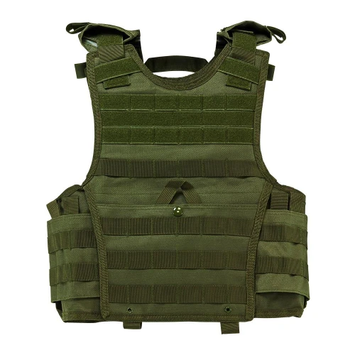 NcStar NcSTAR CVPCVXC2963G Expert Heavy Duty Plate Carrier Tactical XS-Small, green military-style tactical plate carrier vest with multiple pouches and adjustable straps.