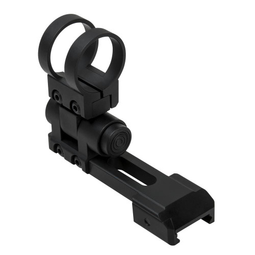 NcStar VMFLPRMR NcSTAR VMFLPRMR Picatinny 1" Flashlight/Laser Extended Modular Ring Mount/ Black VMFLPRMR