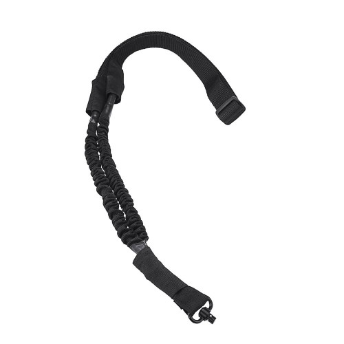 NcStar NcSTAR AQDBS1B Single Point Bungee Sling With Qd Swivel - Black