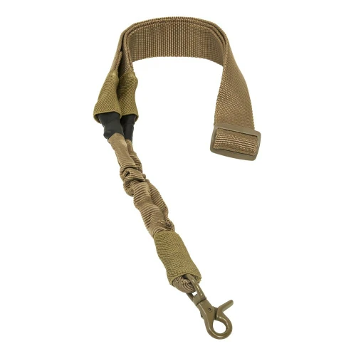 NcStar AARS1PT NcSTAR AARS1PT Tan Heavy Duty Single Point Bungee Sling Strap W/Yoke Rings AARS1PT