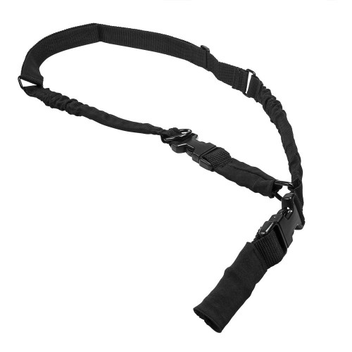 NcStar AARS21PB NcSTAR AARS21PB Black Rifle Two & One Point Sling Bungee Adjustable Quick Connect Clips AARS21PB