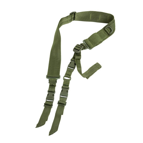 NcStar AARS2PG NcSTAR AARS2PG OD Green 2 Point Tactical Adjustable Sling Hunting Rifle Gun Strap System AARS2PG