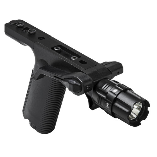 NcStar VAARVGFLKM NcSTAR Vertical Grip 3W 250 Lumen CREE LED flashlight With Strobe - Keymod VAARVGFLKM