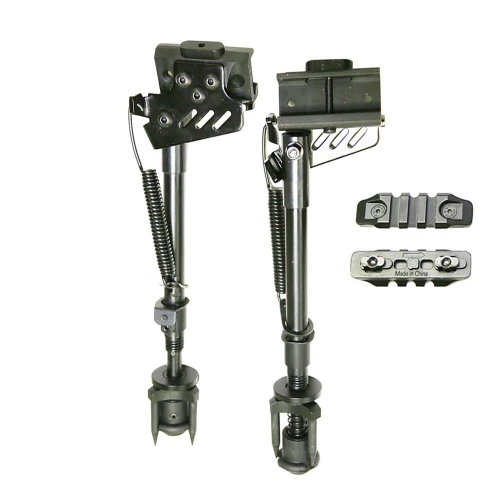 NcStar VBSKPM Ncstar VBSKPM KPM Side Bipod Fits Keymod Picatinny And M-Lok Rails 8.5" To 11" VBSKPM