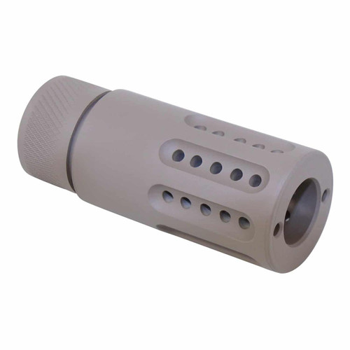 Guntec USA 1326-MB-P-S-308-FDE Guntec USA 1326-MB-P-S-308-FDE Micro Slip Over Barrel Shroud With Multi Port Muzzle Brake (.308 Cal) (Flat Dark Earth) 1326-MB-P-S-308-FDE