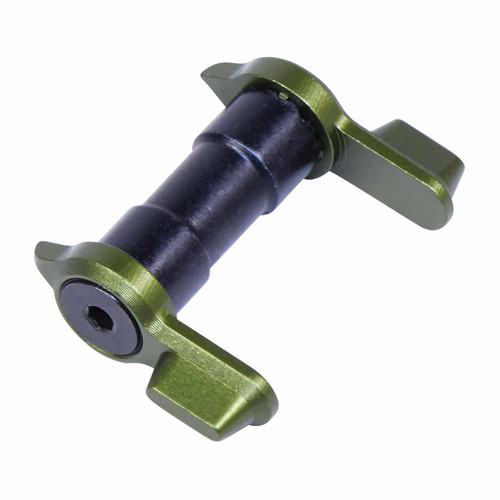  Guntec USA AMBI-STMD-GREEN Multi Degree Short Throw Ambi Safety (Anodized Green) 