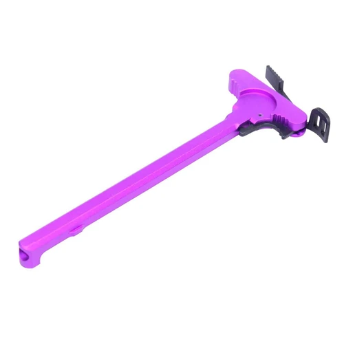 Guntec USA CHARGE-AMBI-PURPLE Guntec USA CHARGE-AMBI-PURPLE Charging Handle With Ambidextrous Latch (Anodized Purple) CHARGE-AMBI-PURPLE