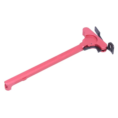 Guntec USA CHARGE-AMBI-RED Guntec USA CHARGE-AMBI-RED Charging Handle With Ambidextrous Latch (Anodized Red) CHARGE-AMBI-RED