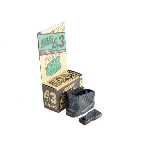  Strike Industries SI-EMP-G43-BK Enhanced Magazine Plate for Glock43 - Black 