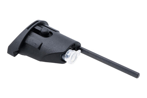 Strike Industries SI-G-GPT-G4&5 Grip Plug for Glock Gen4 & Gen5, black polymer grip plug with elongated pin for secure fitment.
