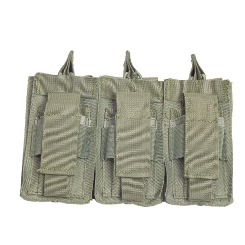 NcStar CVAR3MP3038G NcSTAR CVAR3MP3038G Triple Kangaroo 223/556 & Triple 9mm Pistol Magazine Pouch CVAR3MP3038G