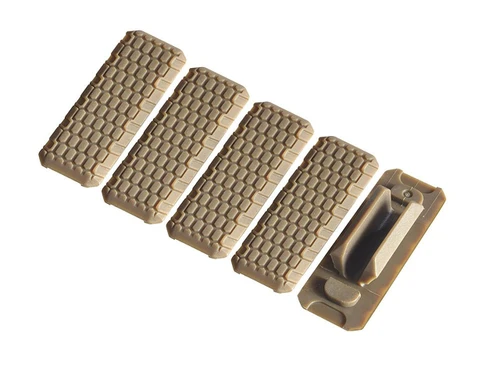 Strike Industries SI-MLOK-COVER-V2-FDE Strike Industries SI-MLOK-COVER-V2-FDE M-LOK Cover V2 in FDE (5-pack) SI-MLOK-COVER-V2-FDE
