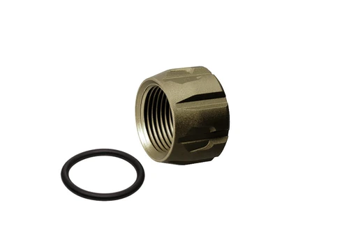 Strike Industries SI-BCTP-PISTOL-FDE Strike Industries SI-BCTP-PISTOL-FDE Barrel Cover Thread Protector for Pistol in FDE SI-BCTP-PISTOL-FDE