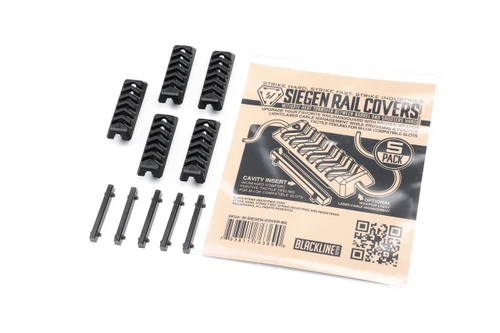 Strike Industries SI-SIEGEN-COVER-BK Strike Industries SI-SIEGEN-COVER-BK SIEGEN Rail Covers - Black (5-pack) SI-SIEGEN-COVER-BK
