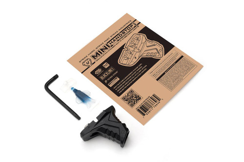 Strike Industries SI-AR-CMS-MHS-BK Mini HandStop with Cable Management System in Black