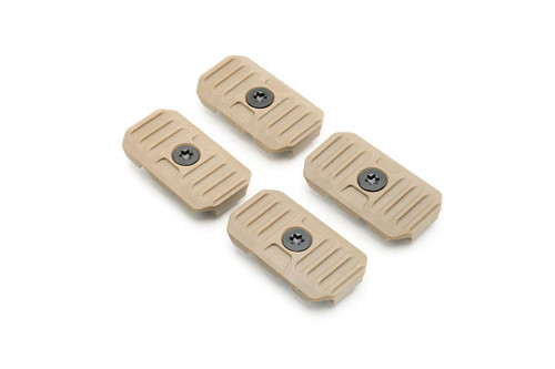  Strike Industries SI-AR-CM-COVER-S-FDE AR Cable Management Rail Covers - Short in FDE (2pc/set) 