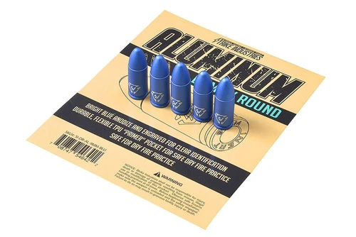 Strike Industries SI-DR-AL-9MM-BLU Strike Industries SI-DR-AL-9MM-BLU Aluminum Dummy Rounds - 9mm - 5pcs/pk SI-DR-AL-9MM-BLU