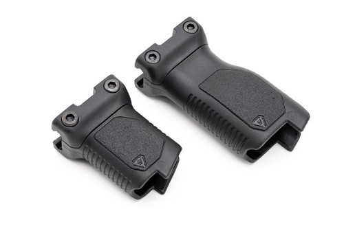  Strike Industries SI-AR-CMAG-RAIL-L-BK Angled Vertical Grip with Cable Management System (Picatinny) - Long in Black 