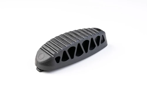 Strike Industries SI-STRIKE-MFS-EBP Modular Fixed Stock Extended Rubber Buttpad, black rubber buttpad with textured grip and extended design for stability.