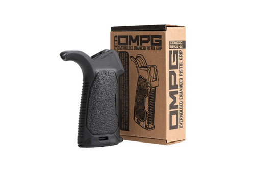 Strike Industries SI-AR-OMPG-20 Strike Industries SI-AR-OMPG-20 AR Overmolded Enhanced Pistol Grip (20-Degree) in Black SI-AR-OMPG-20