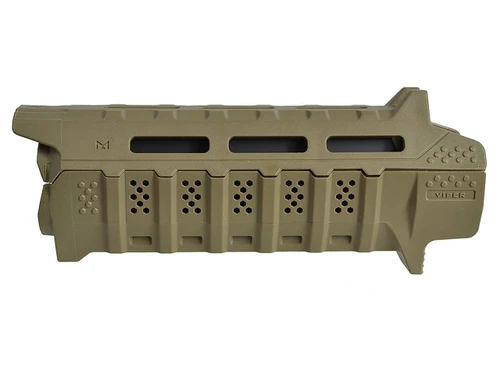 Strike Industries SI-STRIKE-HG-CFDE-BK Strike Industries SI-STRIKE-HG-CFDE-BK Carbine Length-FDE Handguard with Black heat shield SI-STRIKE-HG-CFDE-BK