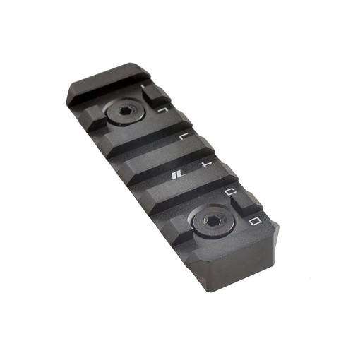  Strike Industries SI-LINK-RS-6-BK Link Rail Section 6 Slots fits most KeyMod & M-Lok version mounting surfaces in Black 