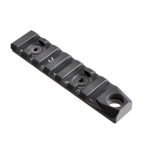 Strike Industries SI-LINK-RS-7-QD-BK Link Rail Section 7 Slots fits most KeyMod & M-Lok version mounting surfaces in Black 