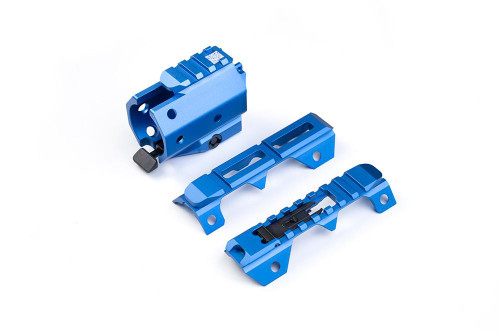  Strike Industries SI-GRIDLOK-SIGHTS-BLU GRIDLOK Sight and Rail Attachments in Blue 
