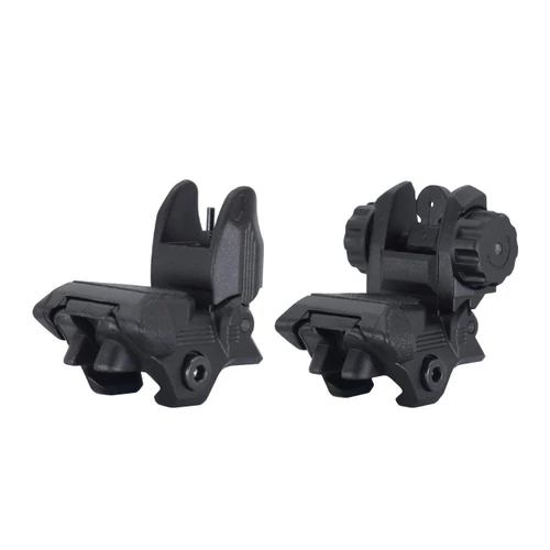 JE Machine Tech TS-PS22B JE Machine Tech .223 5.56 Tactical Polymer Front And Rear Flip Up Sight Set (TS-PS22B) TS-PS22B