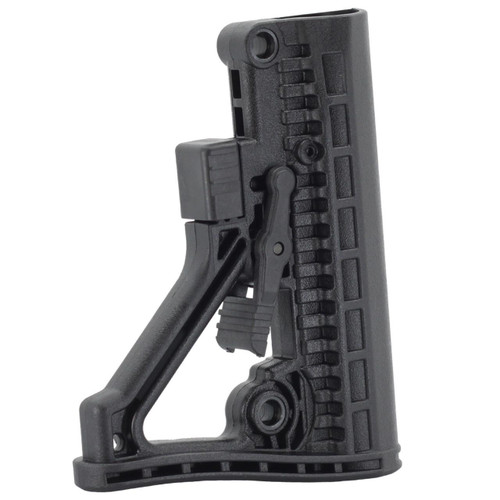 JE Machine Tech PS-ST32B JE Machine Tech MADE in USA Mil-Spec Adaptive Skeletonized AR-15 Buttstock (PS-ST32B) PS-ST32B