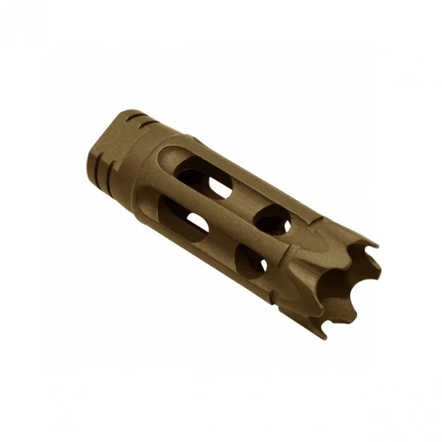 Tiger Rock Inc MZ-AR4-BBR Tiger Rock Inc. MZ-AR4-BBR AR-15/.223/5.56 Custom Ported Muzzle Brake - Cerakote Burnt Bronze MZ-AR4-BBR