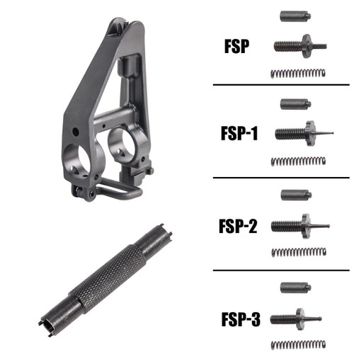  Tiger Rock Inc. A2FS+FSP+FSP-1+FSP-2+FSP-3+ARFT AR15/AR10 Front Sight Gas Block Package 